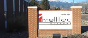 IntelliTec College Colorado Springs sign in front of school